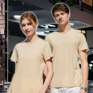 Camiseta Deportiva de Algodón para Hombre, Corte Ajustado, Estilo Casual, Color Sólido, Secado Rápido, para Gimnasio y Running, Alta Calidad, 200gsm, 100% Algodón, Venta al Por Mayor - Product Image 3