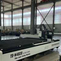 Machine de découpe laser à fibre Tuosheng équipement de découpe laser 3kw 4kw 6kw avec plate-forme unique pour tôle mince