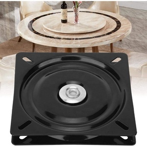 Black Solid <b>Iron</b> 360 Degree Turntable Swivel Plate Heavy Duty Furniture Hardware for Bar Chair and Living Room - Product Image 5