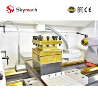 CK6160 CNC tour horizontal Machine à lit plat avec des tours de type came d'outillage en direct pour le filetage des barres