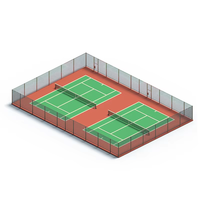 Offre Spéciale Padel Court de tennis Panoramique Sport Paddle Court de tennis à vendre