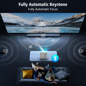 Chất Lượng Cao Chiếu T51 <span class=keywords><strong>Android</strong></span> 9 5G Wifi <span class=keywords><strong>LED</strong></span> 450 ANSI 1920*1080 HD LCD Video Chiếu Cho Rạp Hát Tại Nhà Sử Dụng - Product Image 5