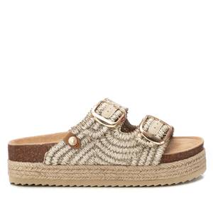 Pantuflas Bajas para Mujer Refresh, Color Beige, Talla 41, Tacón de 4.5 cm, para el Hogar - Product Image 1