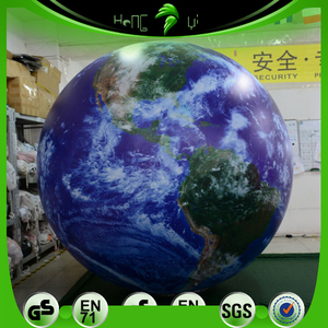 Eye-catching <span class=keywords><strong>gigante</strong></span> inflable <span class=keywords><strong>mundo</strong></span> mapa globos de helio globo planeta bolas con iluminación LED - Product Image 3