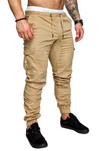 Pantaloni Jogger da Uomo Personalizzabili con Logo, Pantaloni Sportivi in Cotone con 6 Tasche Cargo - Product Image 5