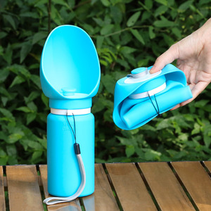 Botella de Agua Plegable de Silicona <span class=keywords><strong>para</strong></span> Mascotas, Portátil, <span class=keywords><strong>para</strong></span> Viajes y Actividades al Aire Libre, Superventas - Product Image 5