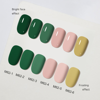 AILANUO 15ml Ensemble de vernis gel tendance 6 couleurs avec nuancier, sans HEMA, marque privée, kit de vernis gel UV
