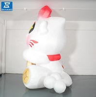Mascotte de dessin animé gonflable personnalisée sculpture de personnage gonflable publicité de poupée gonflable