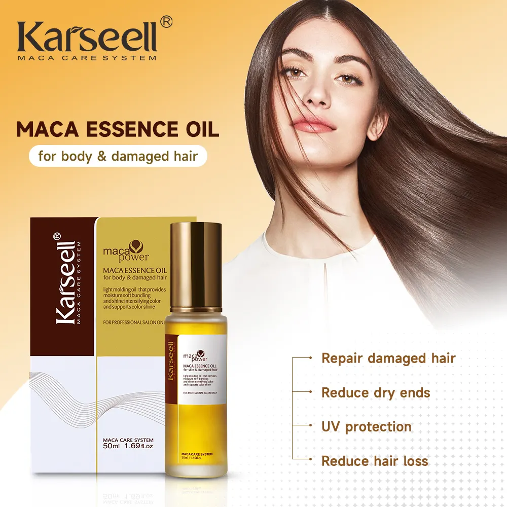 Karseellヘアケアエッセンシャルオイルベストヘアオイル卸売アルガンオイルヘアセラムモロッコ