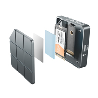 Carcasa Externa MAIWO K1723P2 Mini Tool Free de Aluminio para SSD M.2 NVMe/SATA 2230/2242, USB Tipo C