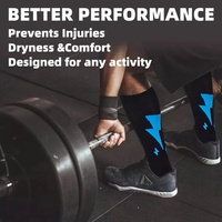 Chaussettes de compression tricotées sur mesure pour hommes et femmes, respirantes, anti-bactériennes, à dégradé, pour l'automne, idéales pour la randonnée en extérieur (vente en gros)