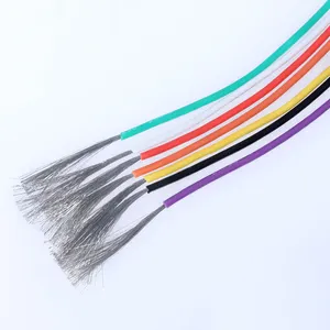 Factory direct battery 0.5mm2 colorful power cord cable insulation solid copper cable wire sample