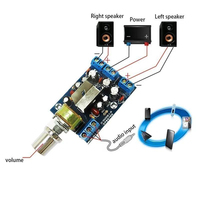 Amplificateur de puissance TEA2025B, carte audio, amplificateur numérique miniature 2.0 canaux, amplificateur stéréo 3Wx2, système audio domestique, DC 5-12V AC 5-9V