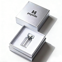 Boîte en carton ondulé de luxe de haute qualité de 3 ml pour flacon en verre, boîte de stockage de peptides pour médicaments liquides