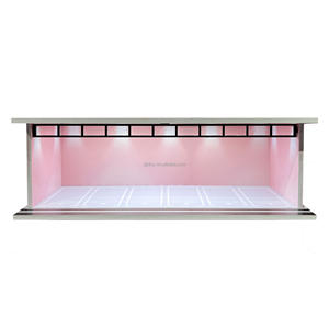 Vitrina para Modelos de Coche a Escala 1:64 para <span class=keywords><strong>Hotwheel</strong></span> y Matchbox, Diorama de Estacionamiento a Escala 1/64 con Luz - Product Image 3