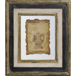 13x15" <strong>Lucian</strong> Framed Antiqued Sculpture Print Wholesale Vintage Custom Solid Picture Photo Frames Home Wall - Product Image 1