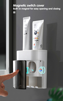 Distributeur de Dentifrice et Porte-Brosses à Dents Mural Automatique pour Enfants et Adultes – Accessoires de Salle de Bain
