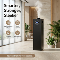 Diffuseur d'arômes en métal de grande capacité 1000 ml pour hôtels, bureau et maison - Humidificateur d'huiles essentielles pour usage commercial et domestique