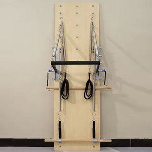 Professionale tratto di formazione in acero attacco <span class=keywords><strong>Yoga</strong></span> attrezzature per il Fitness Pilates riformatore a parete a molla con la torre - Product Image 2