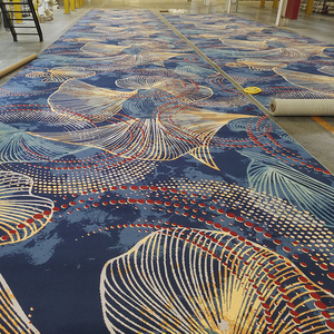 Chất liệu nylon axminster Thảm khách sạn sang trọng sàn in ấn tùy chỉnh thiết kế phòng khách sạn thảm cho 5 sao - Product Image 4