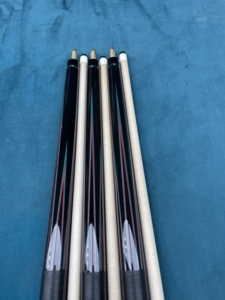 Queue de billard américaine à tête large, en ébène, 6 pièces, adaptée au billard américain à neuf boules, vente directe d'usine - Product Image 3