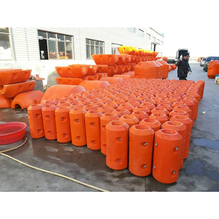 ที่มีคุณภาพสูงทองขุดลอย Hdpe ท่อลอยพลาสติกที่มีความทนทานทุ่นลอย