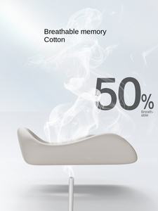 Coussin de chaise de bureau en mousse à mémoire de forme respirante en soie glace épaissie artefact sédentaire voiture hémorroïdes oreiller orthopédique confortable - Product Image 3