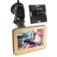 Untuk melihat bayi di belakang menghadap ke kursi bayi pengawasan 8 Ir Led 5 inci Monitor dengan Cup Mount mobil Monitor bayi