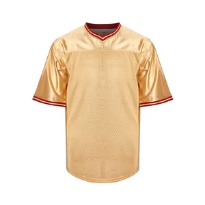 Meilleures ventes Maillot d'entraînement personnalisé sublimé vintage pour évacuer la sueur Maillots de football américain en maille Football américain pour jeunes