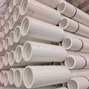 Tuyau de colonne en PVC blanc fileté de 110 mm x 90 mm pour pompe submersible, tube de puits profond de 3 " et 4 ", écran de puits fendu en PVC pour forage - Product Image 4