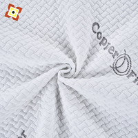 Tissu en microfibre jacquard tricoté 100% polyester, textile de maison, oreiller, mobilier, literie, matelas, tissu de revêtement
