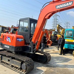 Marca original excavadoras usadas máquina grande DOOSAN DH55 equipo resistente excavadora con las mejores condiciones y rendimiento - Product Image 4