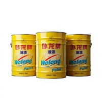 Peinture de finition liquide alkyde économique Wolong, anti-corrosion, décorative, pour extérieur, 6 couleurs pour structure en acier, métal