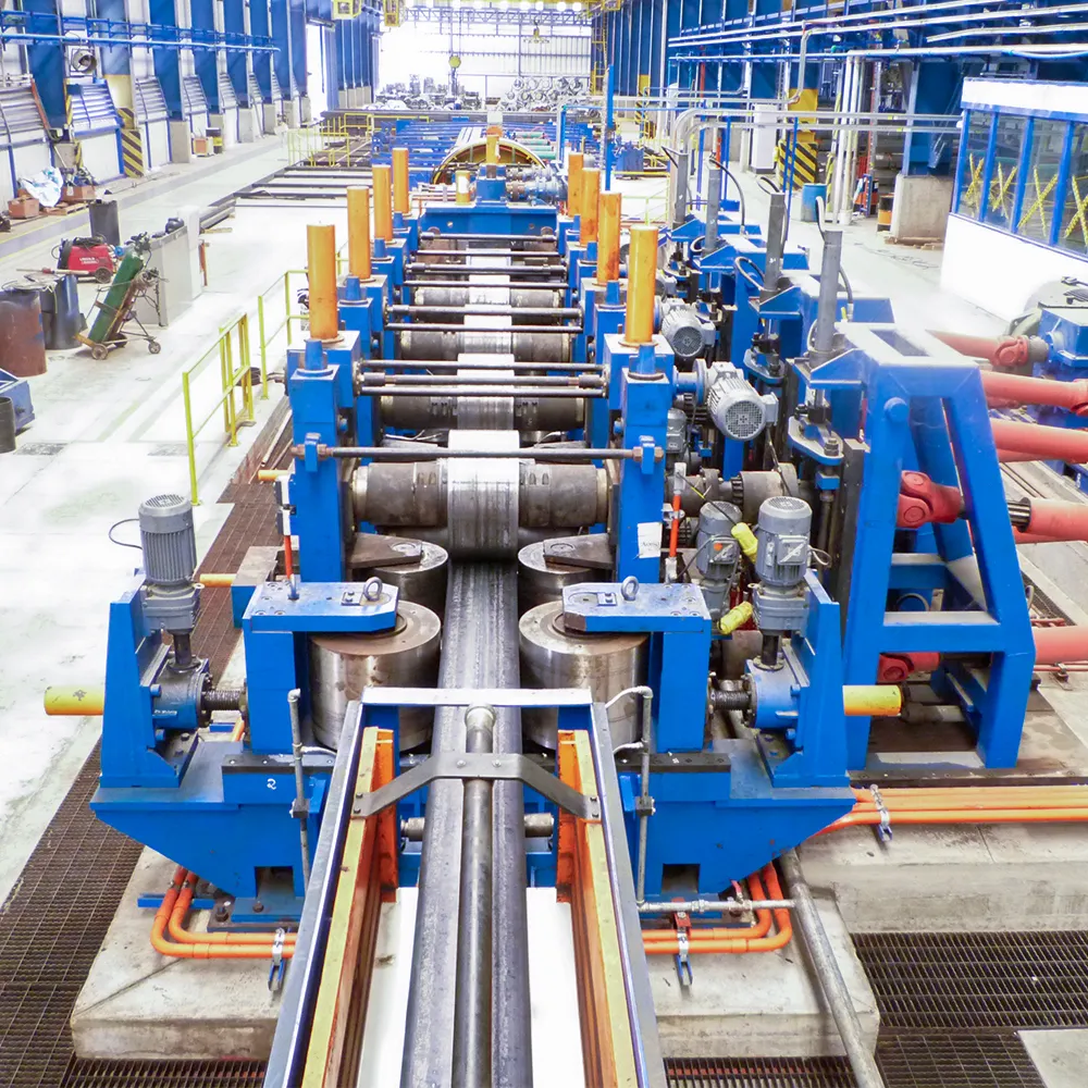 High Frequency Straight Welded Pipe Mill Metal Pipe Making Machine Production Line Of Steel Tube