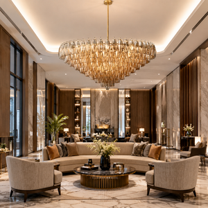 Lámpara <span class=keywords><strong>de</strong></span> <span class=keywords><strong>Techo</strong></span> Colgante <span class=keywords><strong>de</strong></span> Latón con Cristal Ahumado, Iluminación Decorativa <span class=keywords><strong>de</strong></span> Lujo para Sala <span class=keywords><strong>de</strong></span> Estar, Lámparas <span class=keywords><strong>de</strong></span> <span class=keywords><strong>Techo</strong></span> Modernas para el Hogar, Lámpara <span class=keywords><strong>de</strong></span> Araña para Vestíbulo - Product Image 4