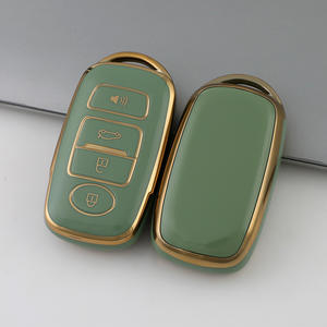 Housse de clé en TPU à bord doré, directement du fabricant, pour PERODUA - Étui de protection brillant pour Axia, Myvi, Bezza, Alza, Aruzmry - Product Image 5