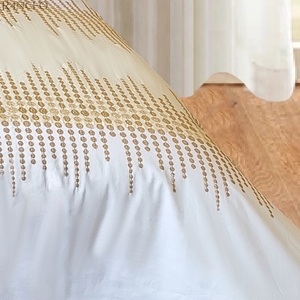 Mới Nhất Arrival Duvet Cover Set 90gsm Tấm Set Chải Sợi Nhỏ Thêu Sáng Bóng <span class=keywords><strong>Comforter</strong></span> Người Lớn Duvet Cover Bộ Đồ Giường - Product Image 5