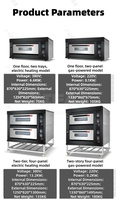 Four à convection industriel commercial électrique avec rôtissoire pour boulangerie et cuisine