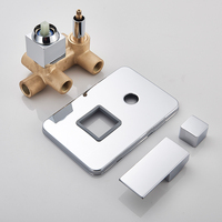 2/3 façons accessoires de salle de bain salle de bain douche mitigeur mitigeur montage mural Para eau chaude froide robinet de douche cartouche