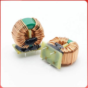 Magnetic <b>ring</b> common-mode inductor T14*8*7 - 10mH 5A current with bottom <b>plate</b> frame <b>ring</b>-shaped winding filter inductor coil - Product Image 3