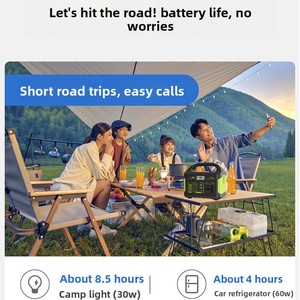 แบตเตอรี่สำรองพกพา LiFePO4 300W พร้อมหน้าจอ LCD ป้องกันไฟเกินและไฟล้น สำหรับใช้ในรถยนต์ ตั้งแคมป์ และกรณีฉุกเฉิน 110V - Product Image 2