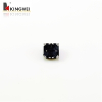 Kingwei KSM8025C36 Buzzer magnétique actif SMD 3.6V 85dB 2700Hz 8x8x2.5mm Petite taille pour soudure à refusion Alarmes/Sirènes/Médical/Automobile
