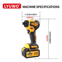 Vente directe d'usine : Tournevis électrique sans balais au lithium, perceuse électrique, tournevis rechargeable, outil électrique, perceuse électrique