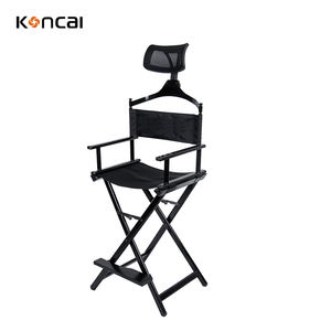 Chaise de coiffeur en aluminium Koncai certifiée FAMA, pliable, légère, durable, moderne, pour salon de coiffure et maquillage - Product Image 2