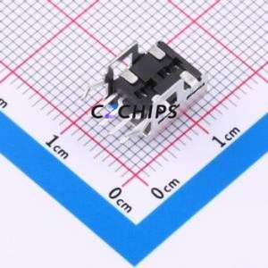 GT-TC193A-H0375-L1 Tactile Switch Through hole,7.3x9.1mm Switch Double Pole Double Throw Round Button 1.6N Right Angle Insert - Product Image 2