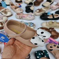 Automne chaussures en cuir pour enfants avec semelles souples nouvelle conception de robe de princesse de Style bébé fille pour le commerce extérieur dégagement de printemps