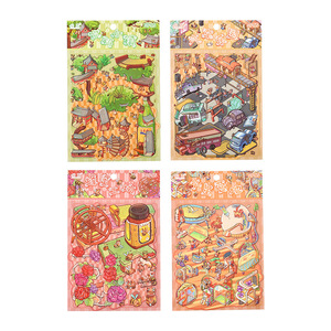 3 pcs/pack Fun Fair 3D Stereo Stickers Scenic Stickers Miniature Scene Stereo Stickers Decals - Product Image 5