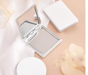 High Quality Portable Folding Ordinary Model Monochrome <b>Light</b> Square Mini <b>Mirror</b> for Travel - Product Image 2