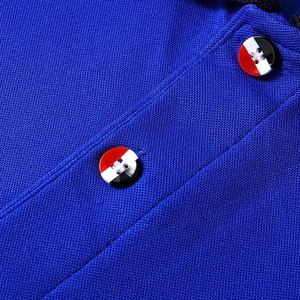 <span class=keywords><strong>Polo</strong></span> avec logo personnalisé simple pour hommes, vente en gros de haute qualité, jersey, tissu décontracté, golf, impression, broderie, estampage à chaud, sty uni - Product Image 6