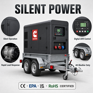 เครื่องกำเนิดไฟฟ้าดีเซล 25KW 32KVA 32kw 200kw 10kva 15kva 20kva 100kva 1000kva แบบเงียบ - Product Image 3